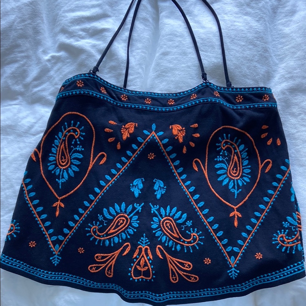 Boho Embroidered Tank Top